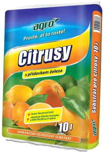 Substrát na citrusy 10 l AGRO