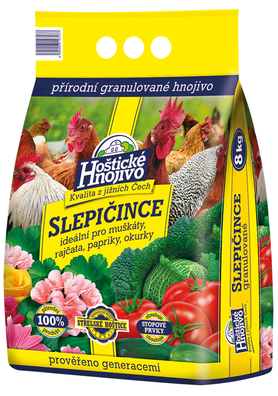 Slepačince granulované 8kg