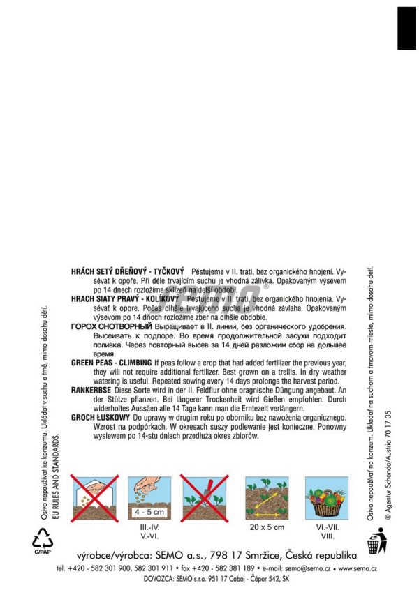 Hrach kolíkový ALDERMAN 30 g SEMO - Image 3