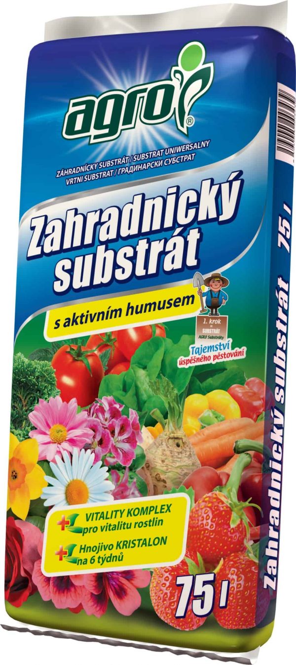 AGRO Záhradnícky substrát 75l
