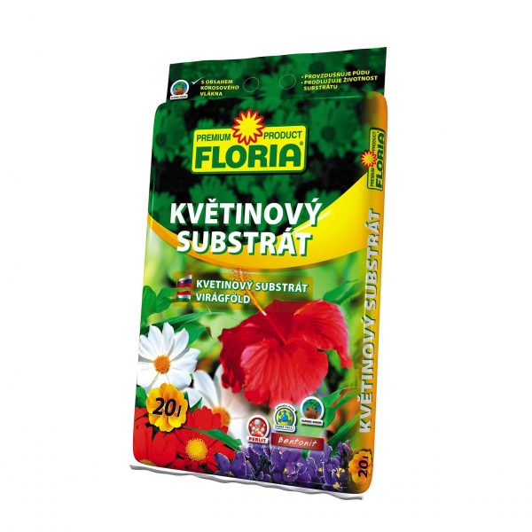 FLORIA Kvetinový substrát 20l