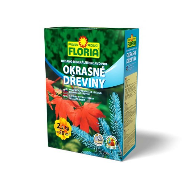 FLORIA OM hnojivo na okrasné dreviny 2500g