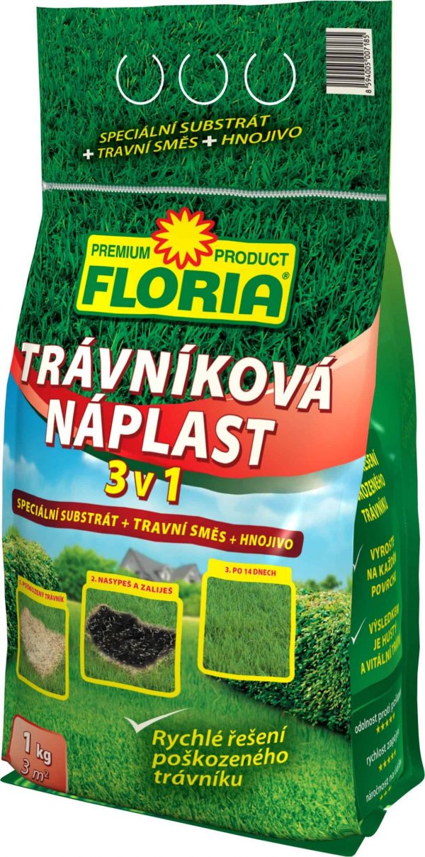 Floria Trávniková náplasť 3v1   1kg