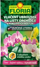 FLORIA Vlhčená utierka na listy Orchideí a izbových rastlín 6g