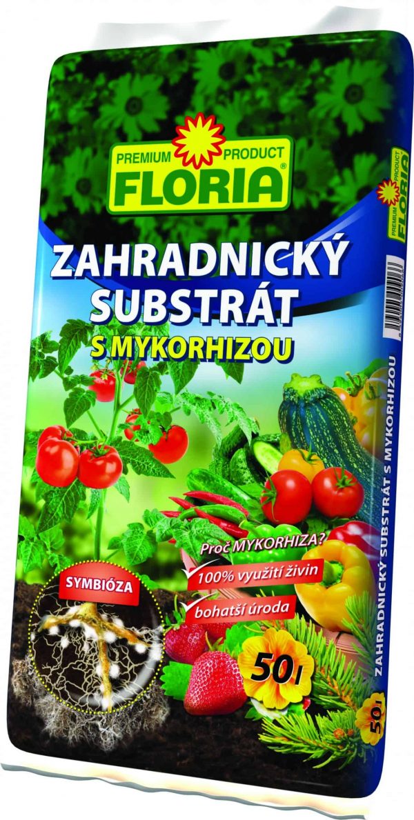 FLORIA Záhradnícky substrát s mykorhizou 50l