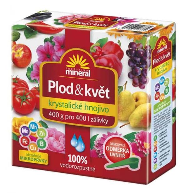 Kryštalické hnojivo Plod a kvet 400g