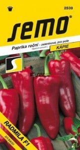 Paprika sladká RADMILA F1 15s. SEMO