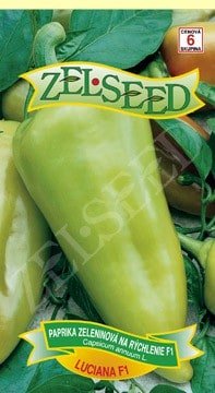 Paprika zeleninová sladká na rýchlenie Luciana F1  20s Zelseed