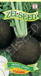 Reďkev čierna Kulatá černá 3g Zelseed