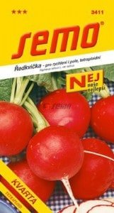 Reďkovka červená KVARTA 5g SEMO