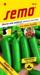 Uhorky šalátové BABY F1 10s. SEMO