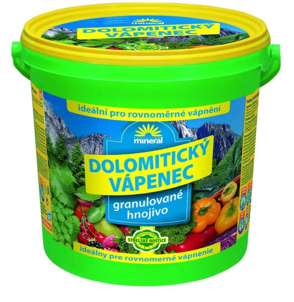 Vápenec dolomitický 10kg granulovaný vedro