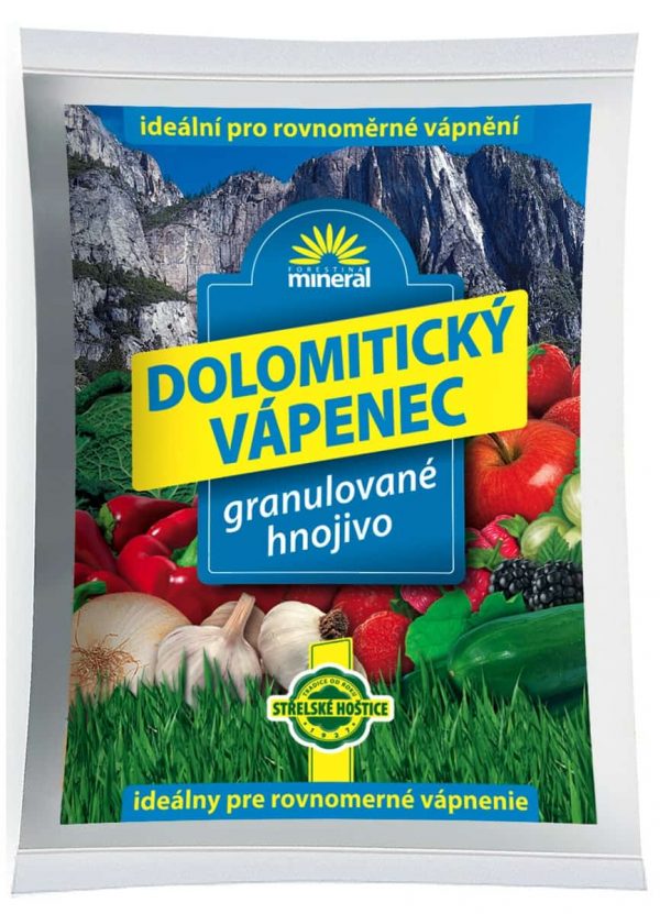 Vápenec dolomitický 5kg granulovaný