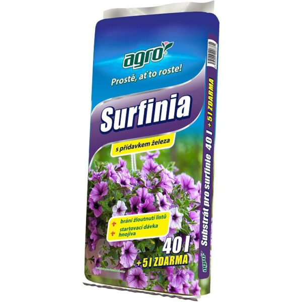 Substrát na surfínie 40l + 5l zadarmo AGRO