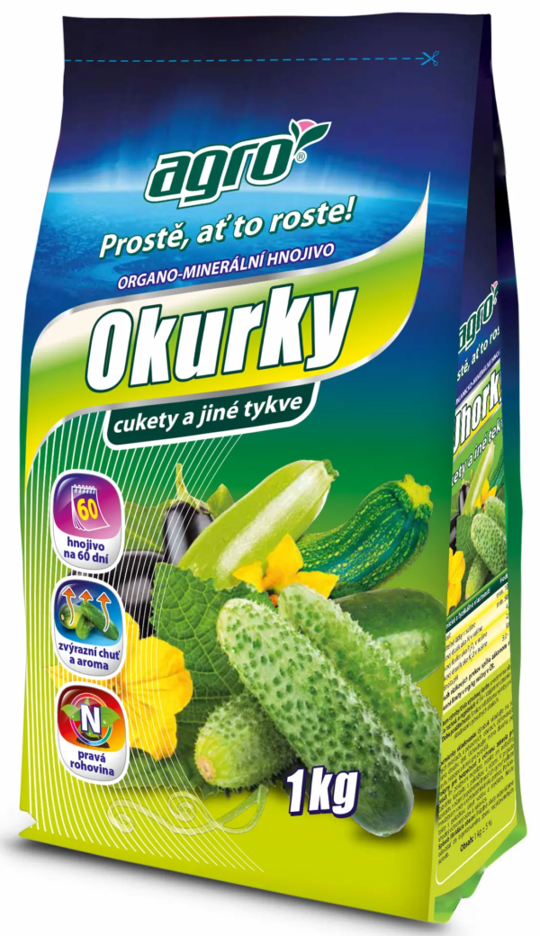 OM hnojivo na uhorky, tekvice a cukety 1kg AGRO