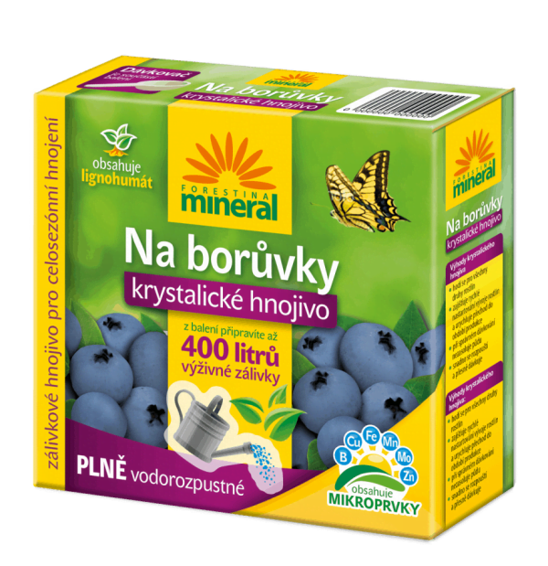 Kryštalické hnojivo na čučoriedky, rododendróny, azalky 400g