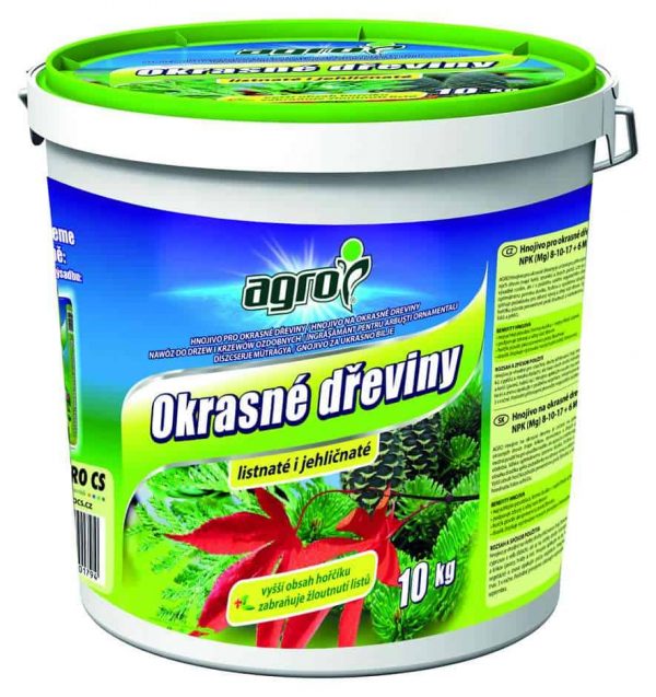 AGRO Hnojivo na okrasné dreviny 10kg