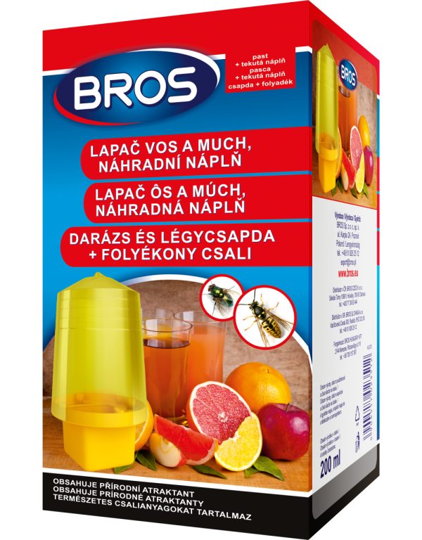 BROS lapač ôs a múch nahradni napln 200ml