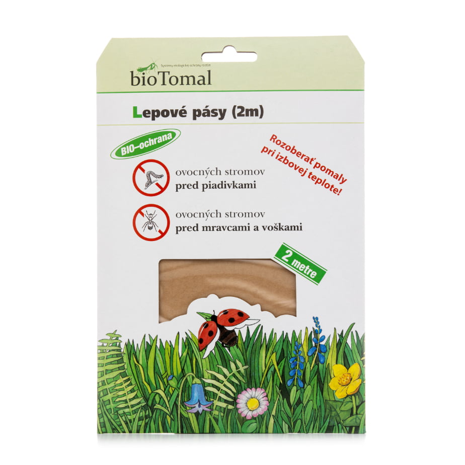 Lepové pásy okolo kmeňa stromov 2 m/bal BIOTOMAL