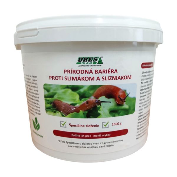 Prírodná bariéra proti slimákom a slizniakom 1,5kg