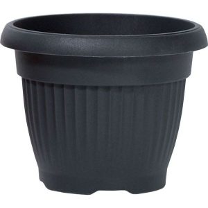 Kvetináč plast okrúhly 40 cm TERRA antracit