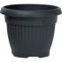 Kvetináč plast okrúhly 40 cm TERRA antracit