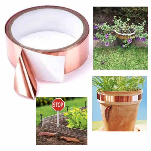 Medená páska proti slimákom 4 m x 2,5 cm AGROTEAM Prešov - Image 2