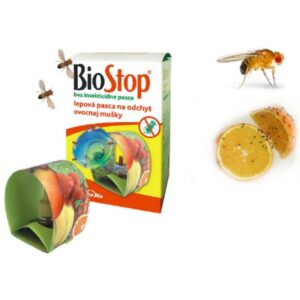 BioStop® lepová pasca na ovocné mušky octomilky