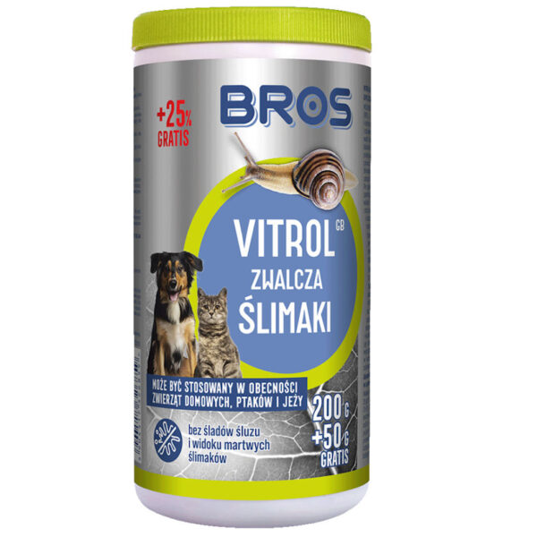 Prášok proti slimákom a slizniakom VITROL 250g BROS