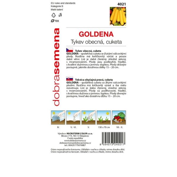 Cuketa GOLDENA 1,5 g DS popis