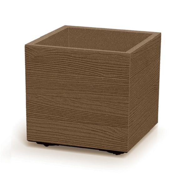 Kvetináč MADERA SQUARE ECO wood naturo