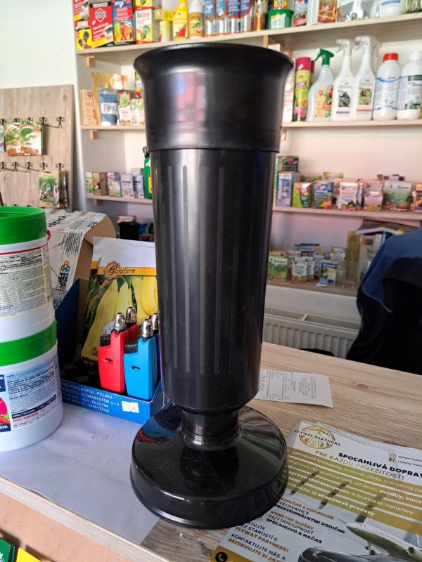 Váza záťažová čierna 35 cm