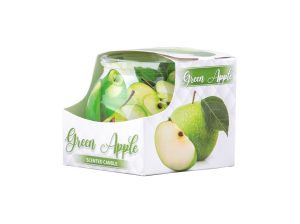 Sviečka vonná v dekoračnom skle Green Apple 80 x 72 mm
