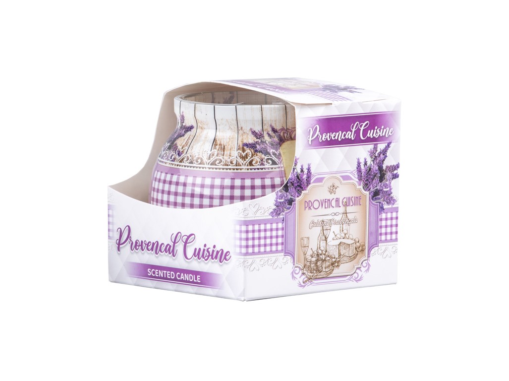 Sviečka vonná v dekoračnom skle Provencal cuisine 80 x 72 mm