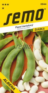 Fazuľa kolíková veľkozrnná biela ALBENA 10 sem. SEMO