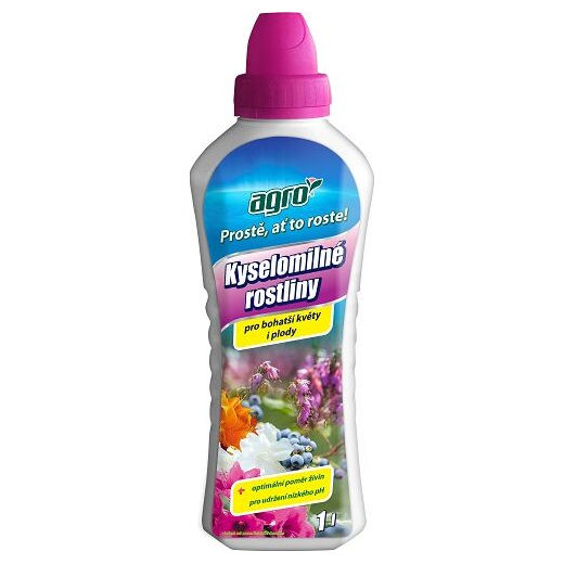 Kvapalné hnojivo na kyslomilné rastliny 1 l AGRO