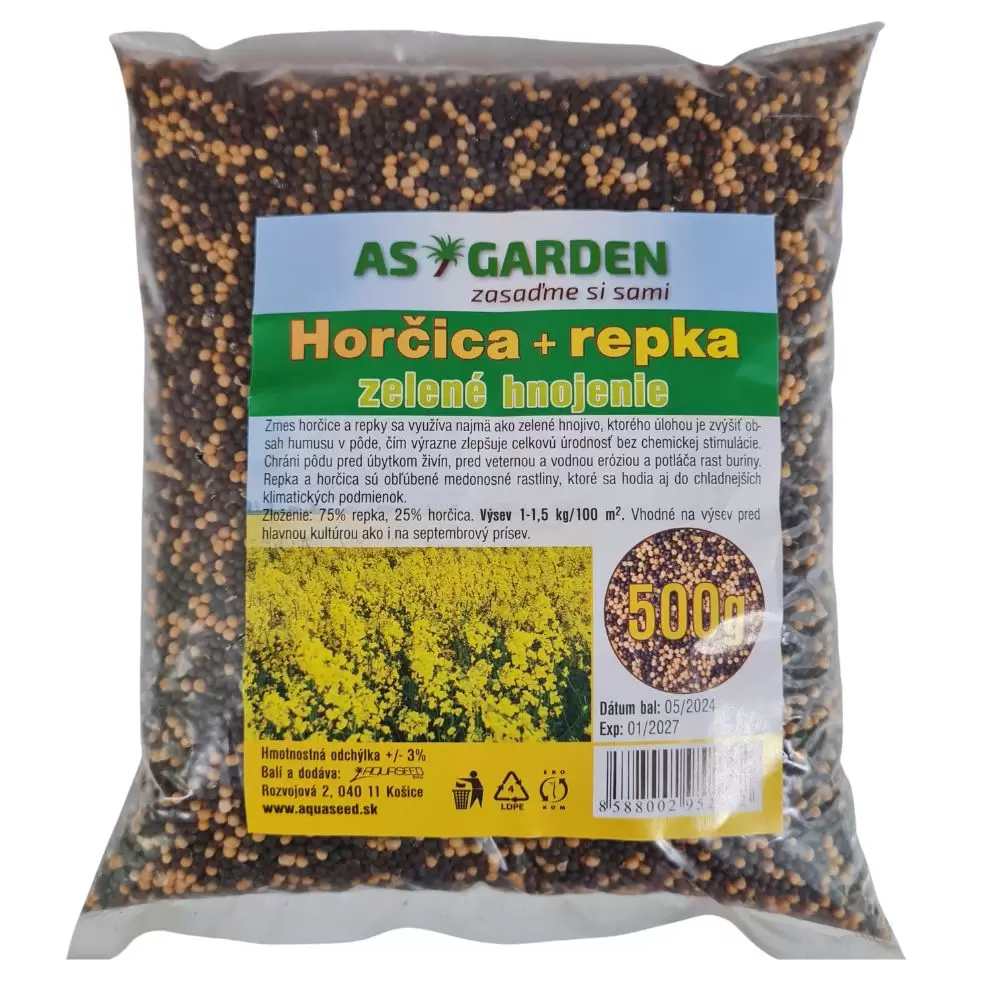Horčica repka zmes 500 g OSEVA UNI