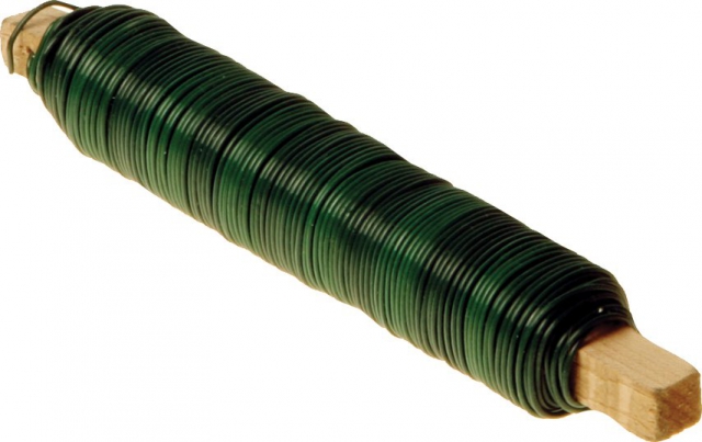 Viazací drôt 0,6 mm x 30 m zelený PVC